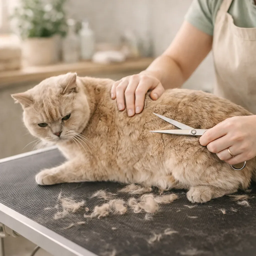 Стрижка кошек